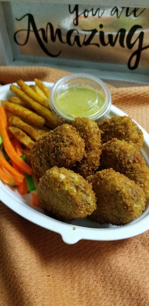 vegan chicken nuggets vegan mealprep service
