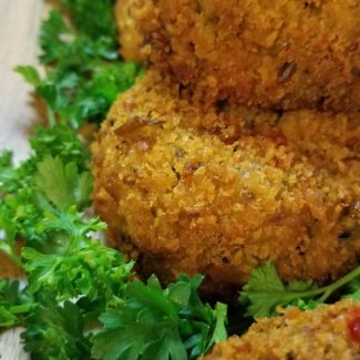 Vegan catering Palm Beach County signature vegan crab cakes